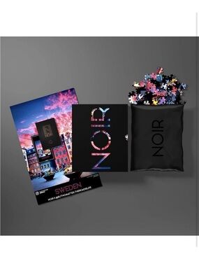 NOIR Sweden 1000-Piece Jigsaw Puzzle - Multi-Color